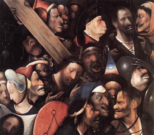 BOSCH, Hieronymus Christ Carrying the Cross Norge oil painting art